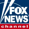 featured-in-2 Fox News Channel logo with white text on blue and red background, featuring three white searchlights.