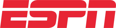 featured-in-3 Red ESPN logo with bold, stylized letters on a light gray background.